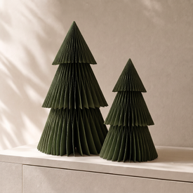 Deluxe Paper Tree - Olive Green - 31/45cm