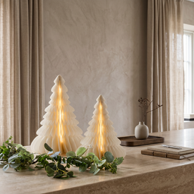 Tree standing - Off-White- LED Light- 30/36cm