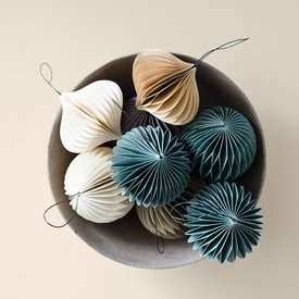 Seafoam Paper Ornament