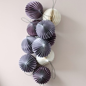 Lilac Paper Ornament