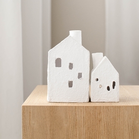 Little Houses Off-White 2pcs Set