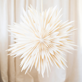 Wall & Window Paper Snowflake Off-White D65cm
