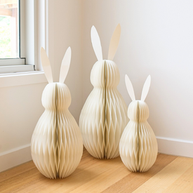 Sustainable Paper Bunny- Vanilla