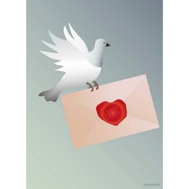 ViSSEVASSE Love Letter - Greeting Card A6