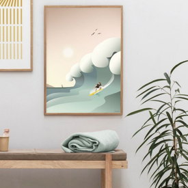 ViSSEVASSE Surfer - Poster