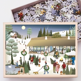 ViSSEVASSE Christmas Tree Farm Puzzle 1000 pcs
