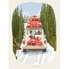 ViSSEVASSE  All Packed For Christmas - Greeting Card A6