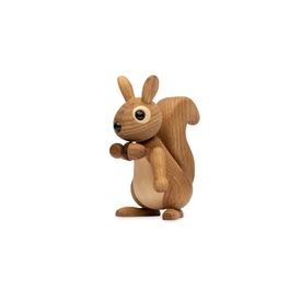 Hazel - Wooden Figure Squirrel H11.5cm