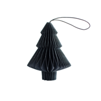 Midnight Haze Paper Tree Ornament H10cm