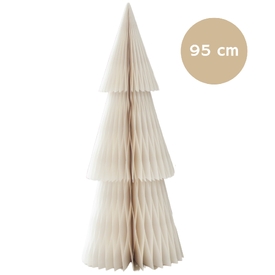Deluxe Tree Standing Ornament Off-White 95cm