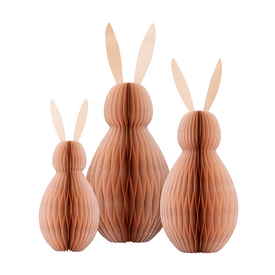 Sustainable Paper Bunny- Honey