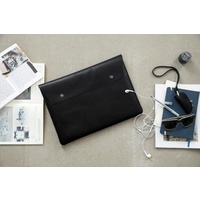 by Wirth Carry My Laptop Case - Black Leather