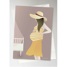ViSSEVASSE Welcome Little One - Greeting Card A6