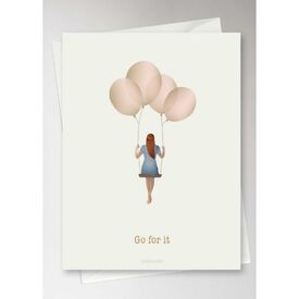 ViSSEVASSE Go For It Balloon Dream - Greeting Card A6