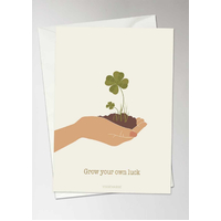ViSSEVASSE Grow Your Own Luck - Greeting Card A6