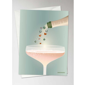 ViSSEVASSE A Toast To You - Greeting Card A6