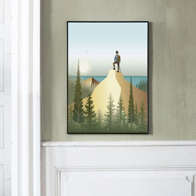 ViSSEVASSE Top of The Mountain Poster