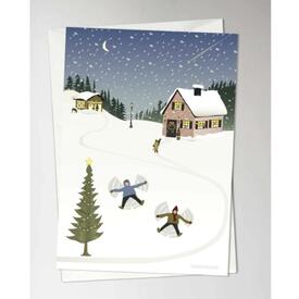 ViSSEVASSE  Snow Angels - Christmas Greeting Card A6