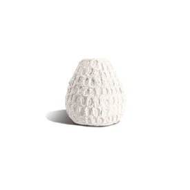 Cotton Stone Vase Petite Tear-Leaf