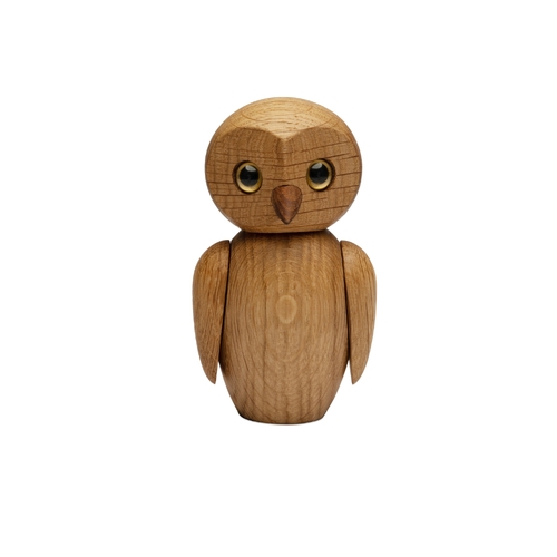 Clever - Wooden Figure Owl H10cm