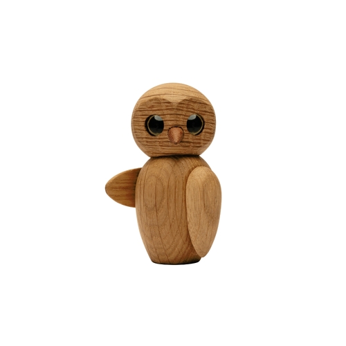 Wise - Wooden Figure Owl H7cm