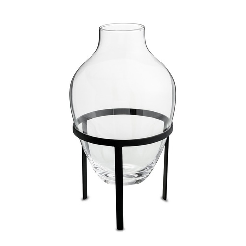 Adorn Glass Vase w. Black stand