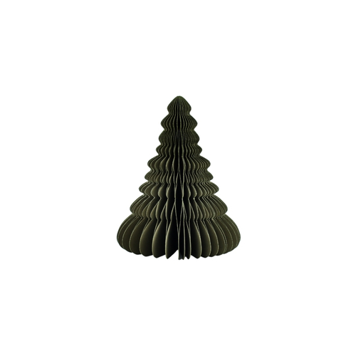 Tree Standing Ornament Olive Green 15cm