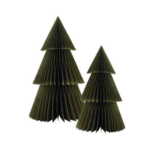 Deluxe Paper Tree - Olive Green - 31/45cm