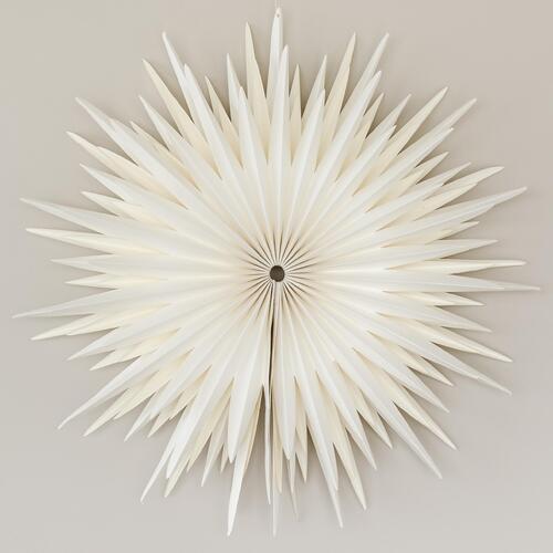 Window & Wall Hanging Star Ornament Off-White D70cm