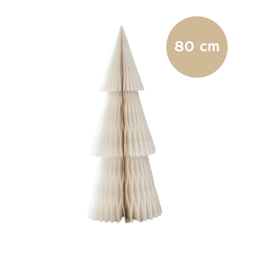 Deluxe Tree Standing Ornament Off-White 80cm