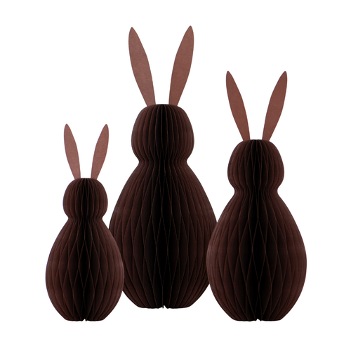 Sustainable Paper Bunny- Cocoa