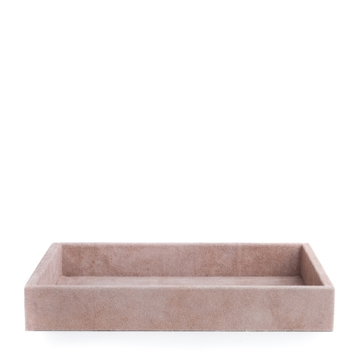 Suede Tray Pale Rose