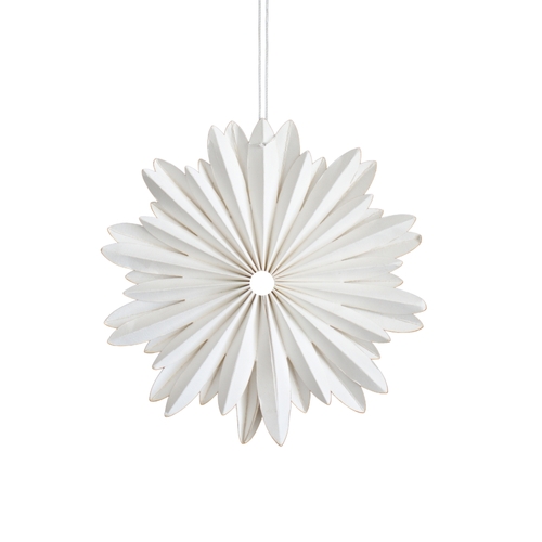 Off - White Hanging Star Ornament H10cm