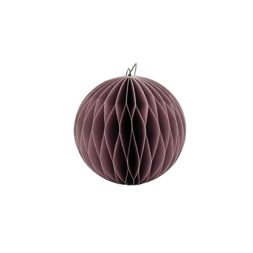 Lavender Paper Sphere Ornament H9cm