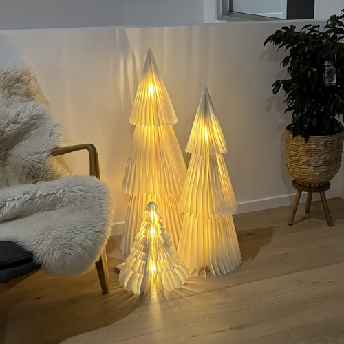 Deluxe Tree Tall- LED LIGHT- Off-White- 80/95cm