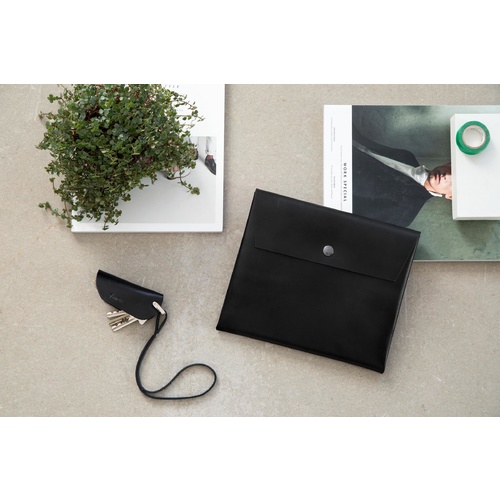 by Wirth Carry My iPad Case - Black Leather