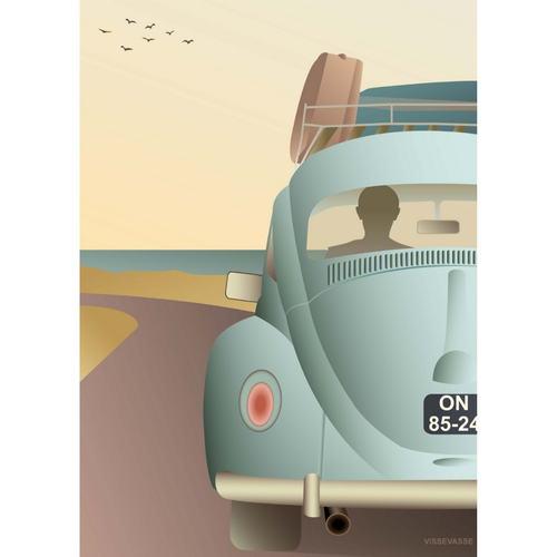 ViSSEVASSE VW Beetle Poster