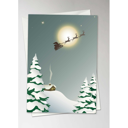 ViSSEVASSE Santa - Christmas Greeting Card A6