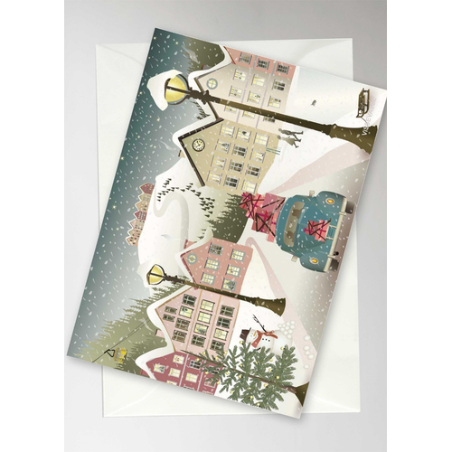ViSSEVASSE Let It Snow - Christmas Greeting Card A6