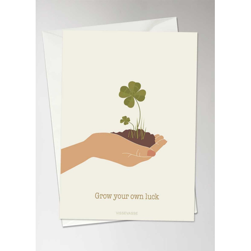 ViSSEVASSE Grow Your Own Luck - Greeting Card A6