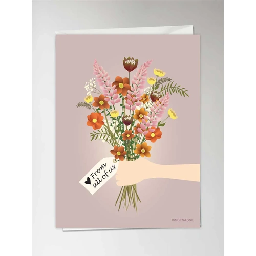 ViSSEVASSE  From All Of Us- Greeting Card A6