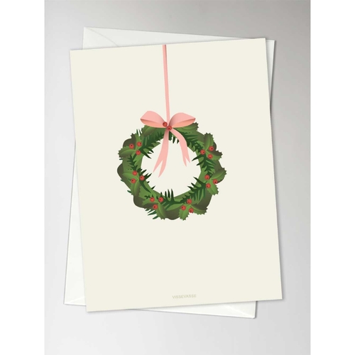 ViSSEVASSE Christmas Wreath - Greeting Card A6